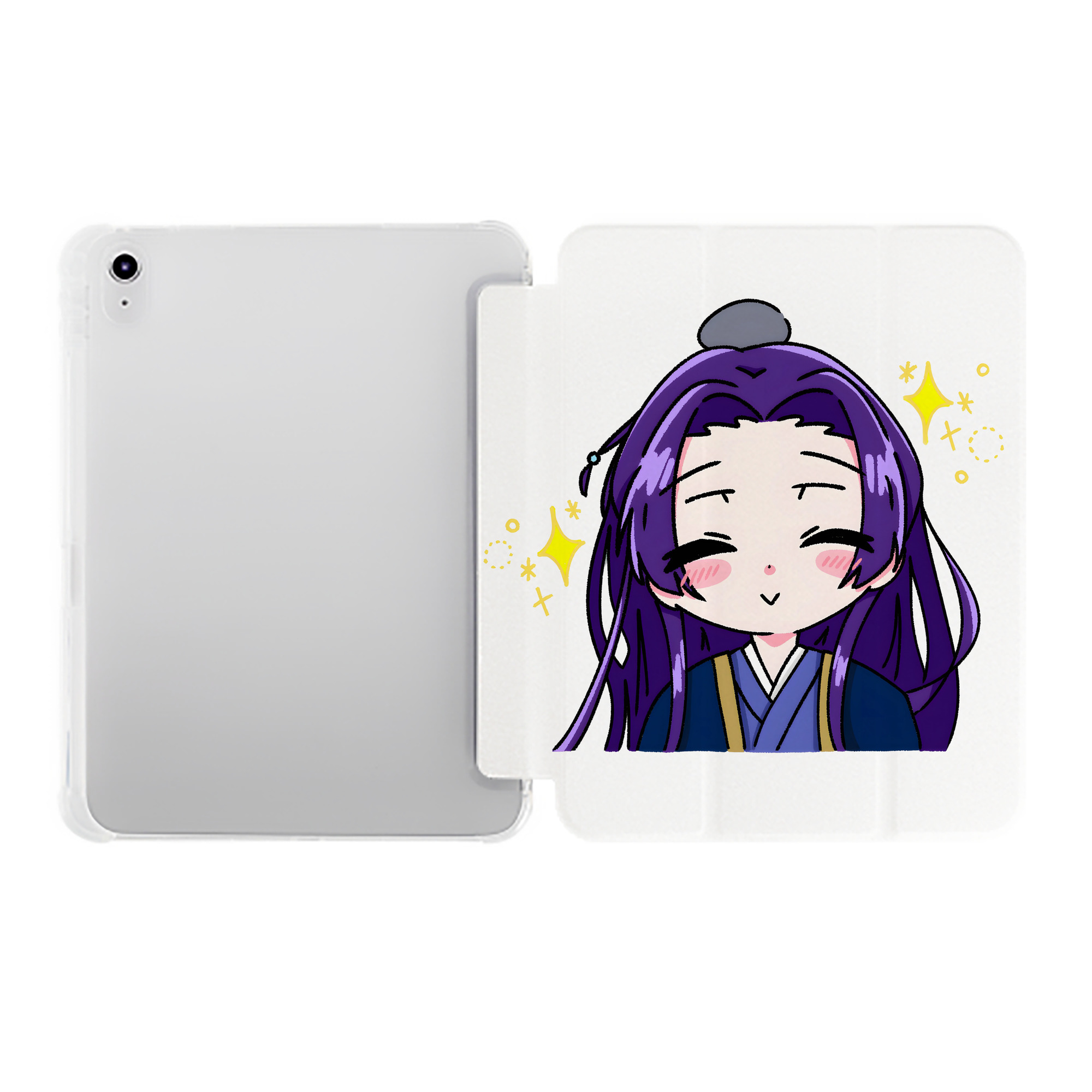 （画像用） 薬屋のひとりごと The Apothecary Diaries IPad ケース ペン収納付き 三つ折りスタンド PUレザー×シリコン 対応機種9.5/10.5/10.9インチ